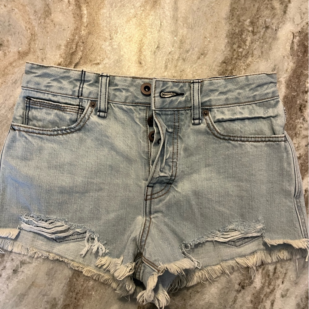 Free People Jean Shorts